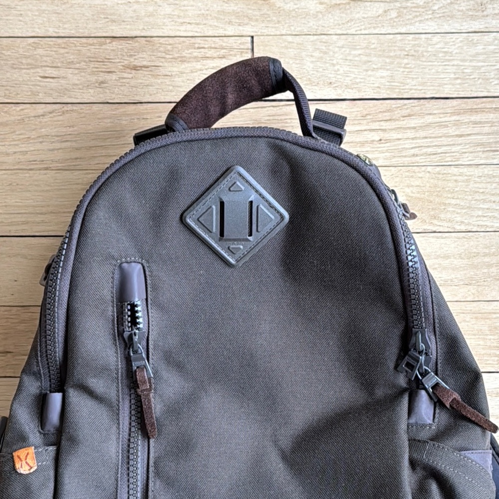 Visvim Brown And Black Backpack With Streamlined … - image 3